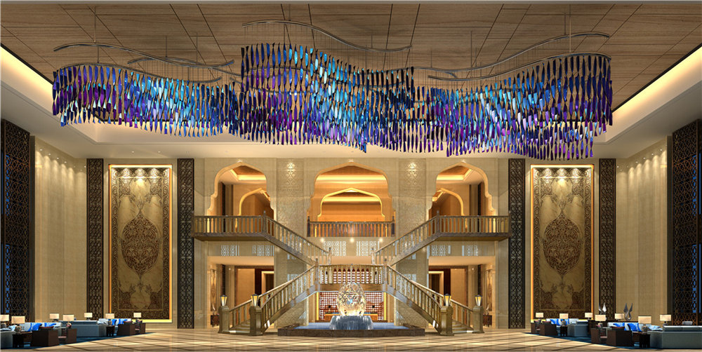華祺星級酒店大廳設計