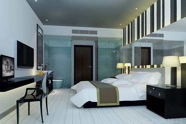 鄭州布達(dá)維嘉時尚主題酒店裝修設(shè)計(jì)6，金博大裝飾