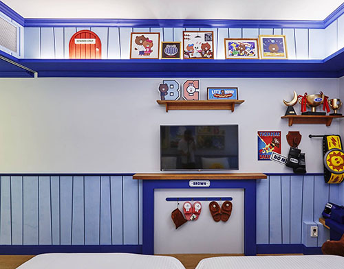 卡通主題酒店客房設計6