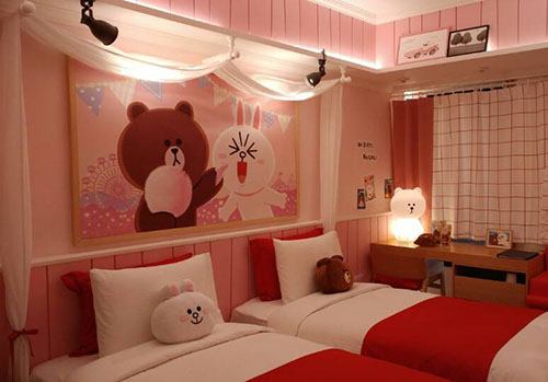 卡通主題酒店客房設計4