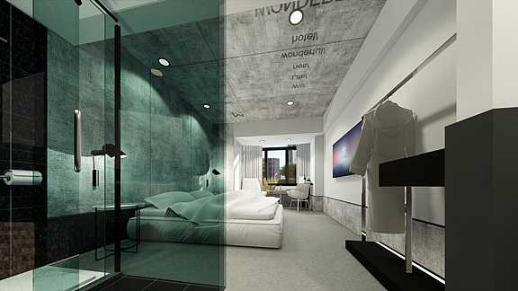 長沙綠地之窗主題酒店裝修設計公司案例(圖6)