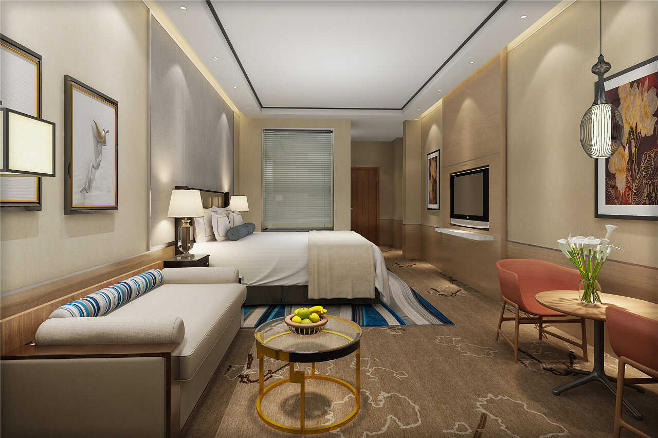 鄭州度假酒店裝修設計公司案例(圖6)