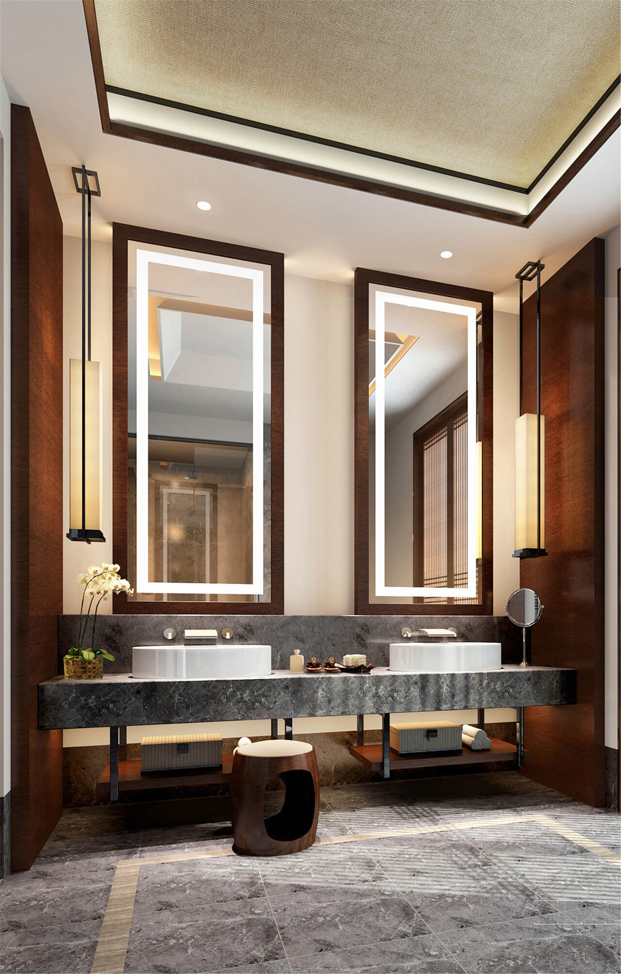 鄭州度假酒店裝修設計公司案例(圖7)