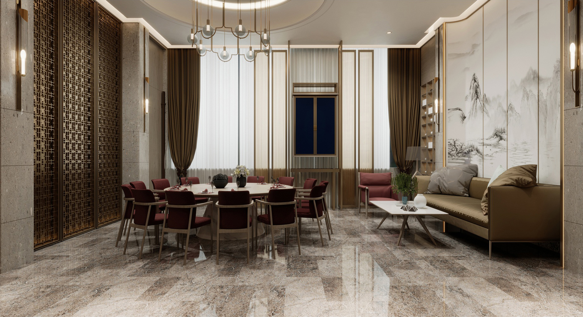 星級酒店設計餐廳布局規(guī)劃的主要方面有哪些？(圖1)