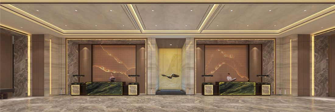 新鄉(xiāng)駝人新城國(guó)際四星級(jí)酒店裝修案例(圖9)