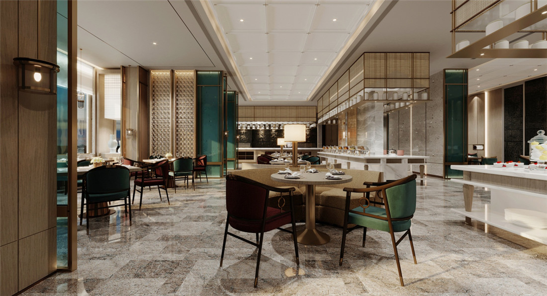 新鄉(xiāng)駝人新城國(guó)際四星級(jí)酒店裝修案例(圖12)