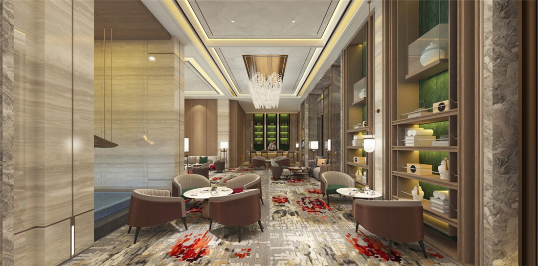 新鄉(xiāng)駝人新城國(guó)際四星級(jí)酒店裝修案例(圖7)