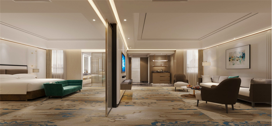 新鄉(xiāng)駝人新城國(guó)際四星級(jí)酒店裝修案例(圖28)