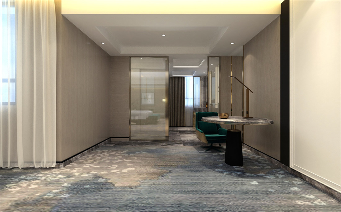 新鄉(xiāng)駝人新城國(guó)際四星級(jí)酒店裝修案例(圖26)