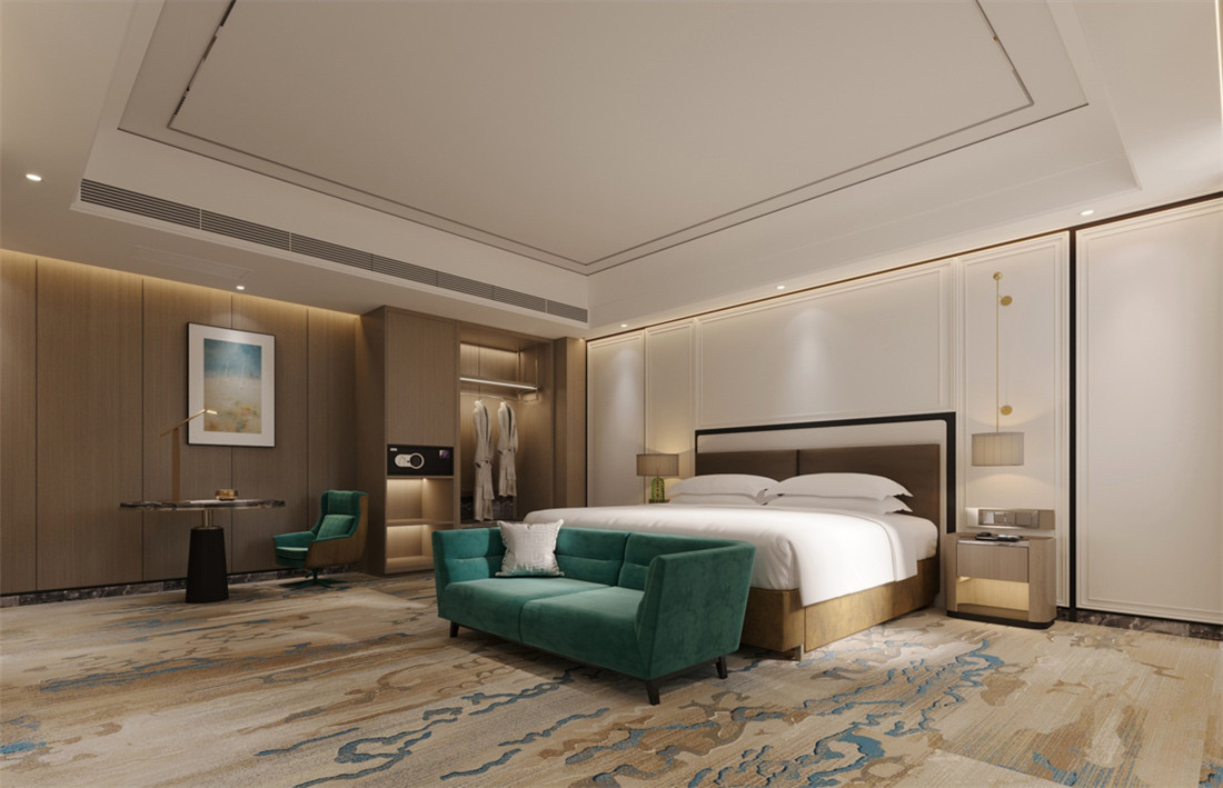 新鄉(xiāng)駝人新城國(guó)際四星級(jí)酒店裝修案例(圖29)