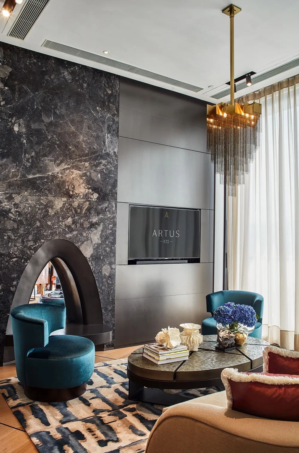 鄭州酒店公寓裝修公司K11 ARTUS頂級酒店公寓設(shè)計案例(圖19)