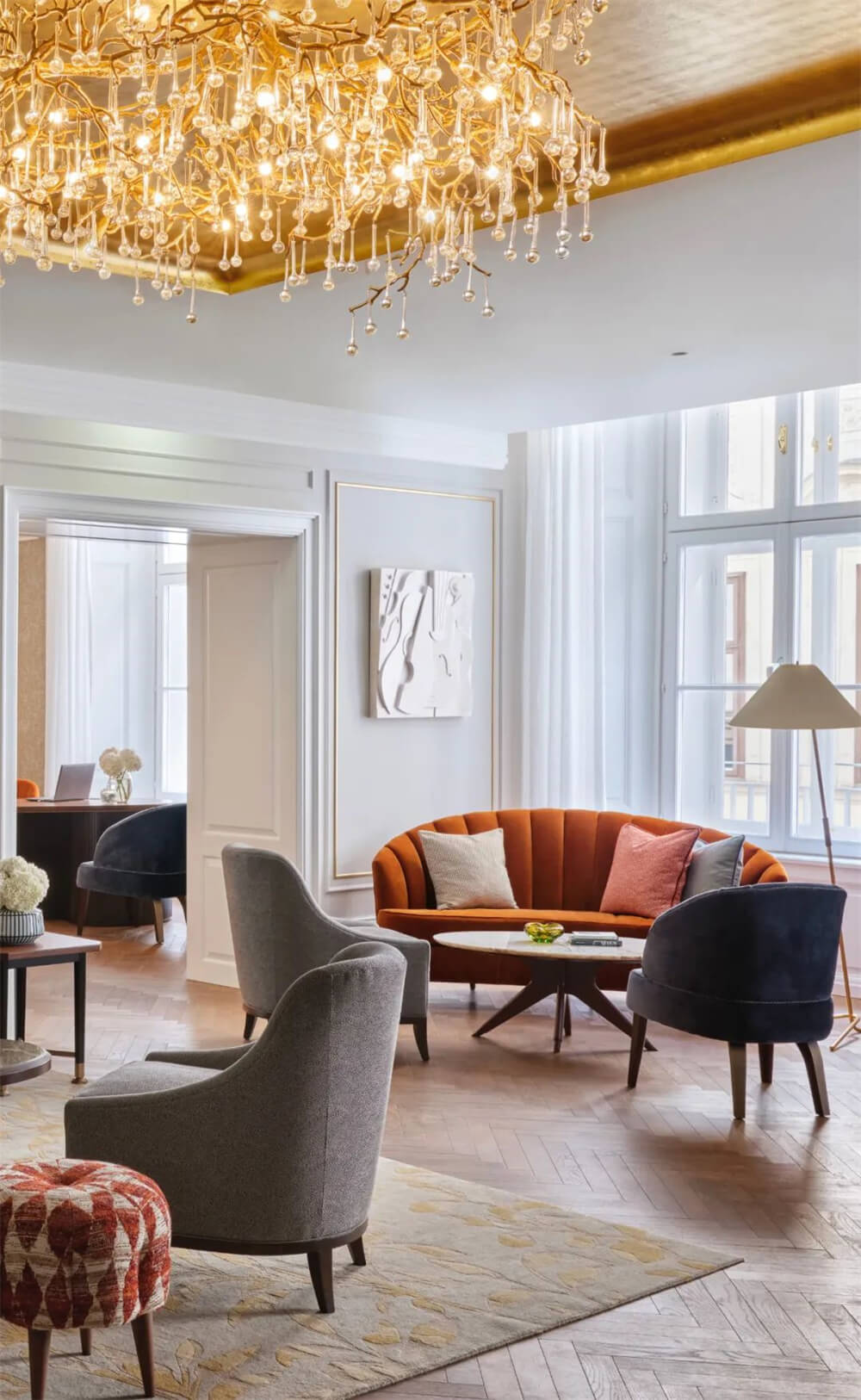 酒店設計公司推薦維也納瑰麗酒店裝修案例(圖2)