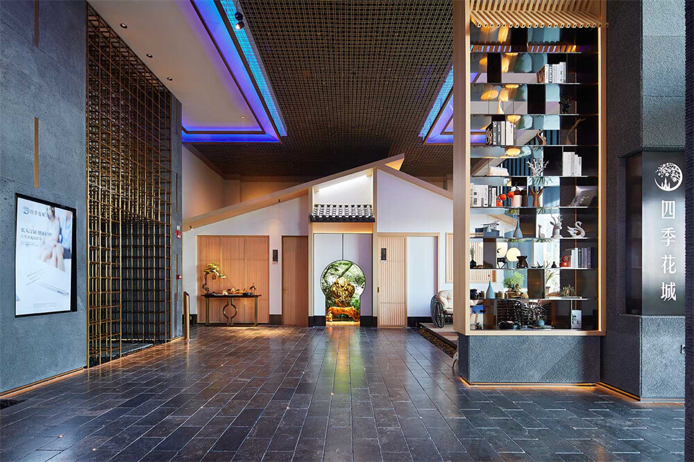 鄭州酒店裝修公司四季花城W酒店會(huì)所設(shè)計(jì)案例(圖4)