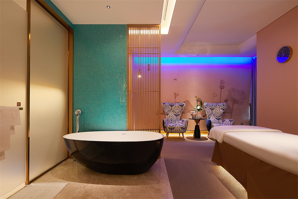 鄭州酒店裝修公司四季花城W酒店會(huì)所設(shè)計(jì)案例(圖14)