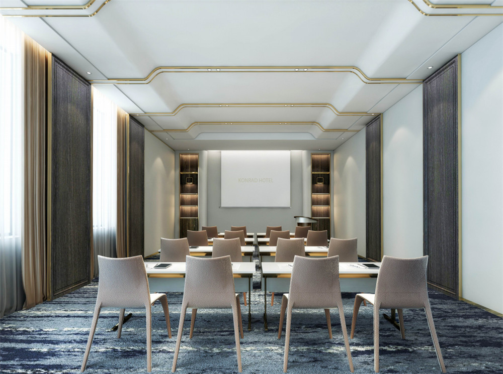 安陽(yáng)港麗商務(wù)酒店會(huì)議室裝修設(shè)計(jì)案例