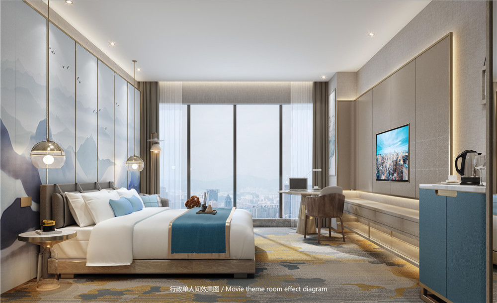 駐馬店華鼎開元五星級酒店客房裝修設(shè)計效果圖