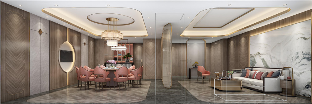 駐馬店華鼎開元五星級酒店總統(tǒng)套房裝修設(shè)計效果圖