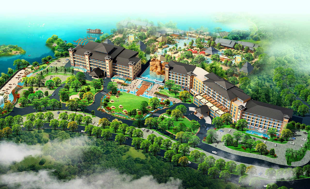 湖南溫泉度假酒店裝修設(shè)計(jì)案例