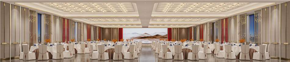 信陽光州盛達(dá)酒店餐飲宴會廳升級改造裝修設(shè)計方案