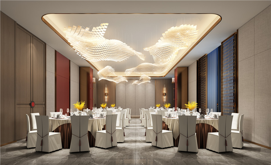 信陽光州盛達(dá)酒店餐飲宴會廳升級改造裝修設(shè)計方案