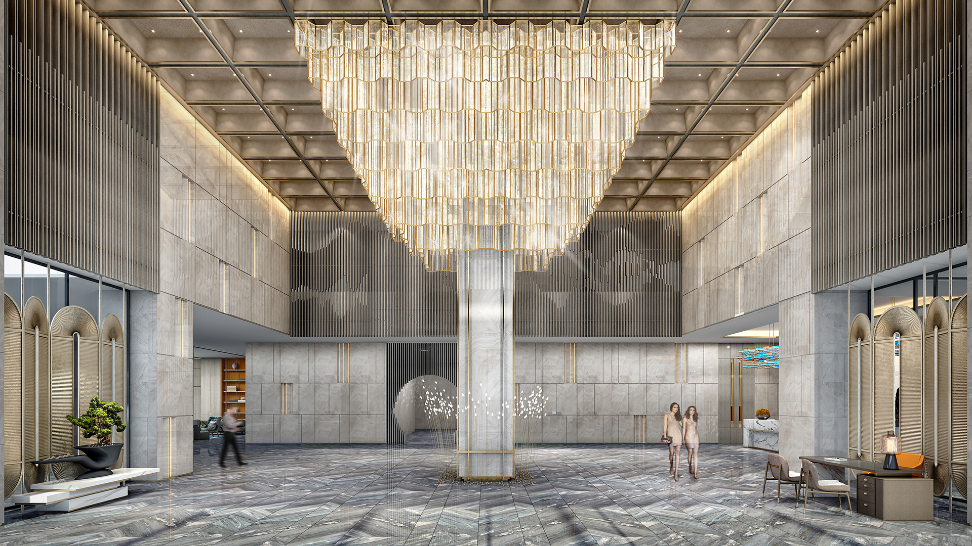 鄭州酒店大堂裝修注意事項(xiàng)？(圖1)